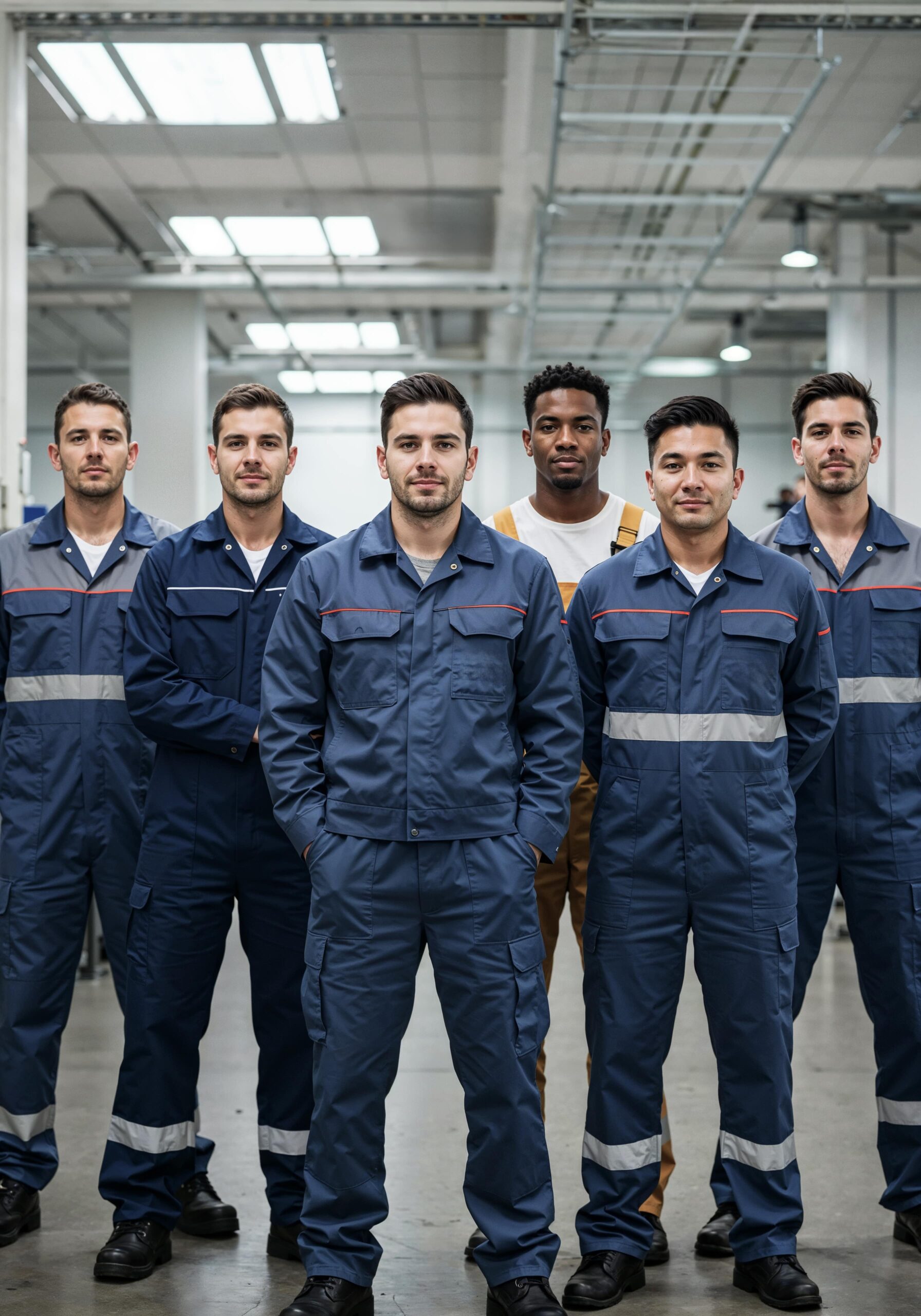 group-confident-men-blue-uniforms-posing-factory-setting-min